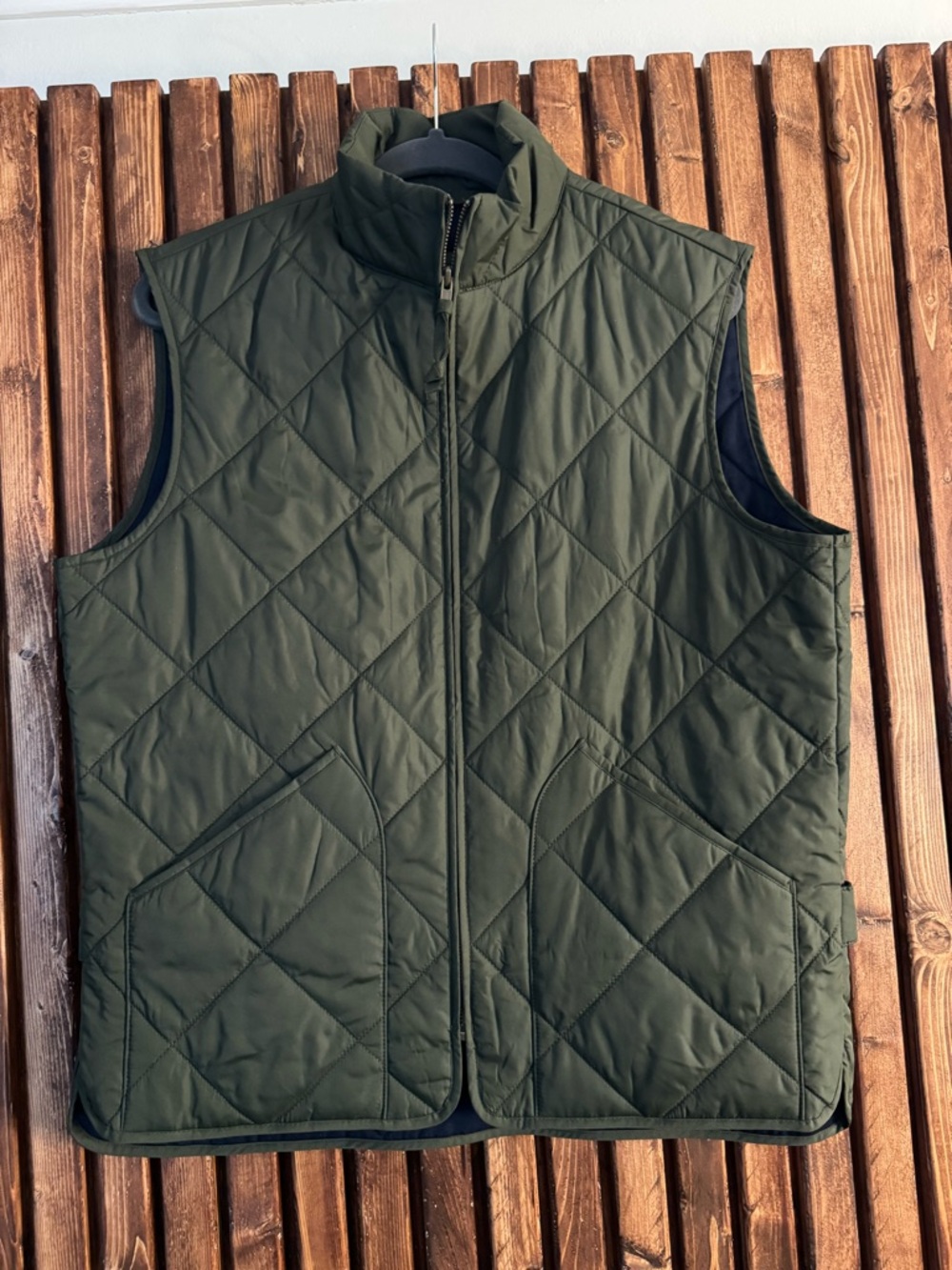 J. Crew Quilted Vest authentic outerwear